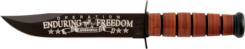 KA-BAR USMC OEF AFGHANISTAN – 7″ W/LEATHER SHEATH USMC