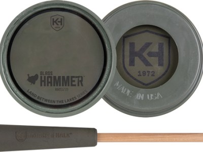 KNIGHT AND HALE HAMMER POT – FRICTION CALL GLASS/PLASTIC