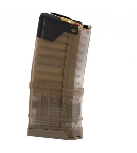 LANCER MAGAZINE L5AWM AR-15 – 5.56X45 20RD TRANS DARK EARTH