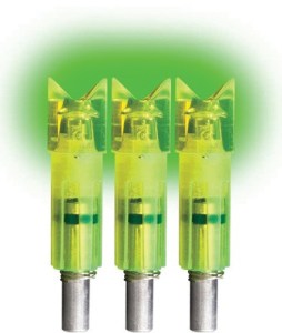 LUMENOK LIGHTED NOCK XBOW GRN – CRESCENT EASTON CARBON 3PK