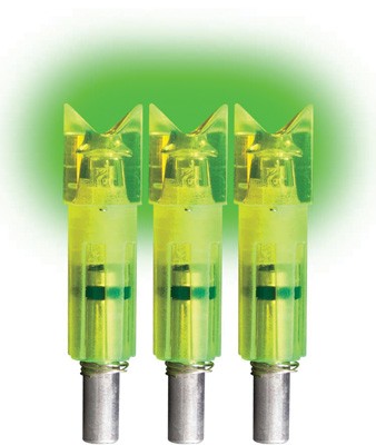 LUMENOK LIGHTED NOCK XBOW GRN – CRESCENT EASTON CARBON 3PK