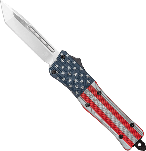 COBRATEC LARGE CTK1 OTF – AMERICAN FLAG CRKTE 3″ TANTO