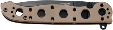 CRKT M16-03BK 3.5″ PLAIN EDGE – SPEAR POINT BLACK BLADE BRONZE