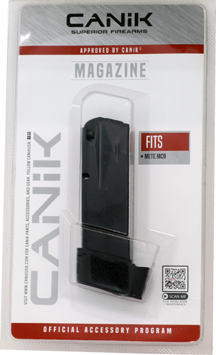 CANIK MAGAZINE METE MC9 MICRO – COMPACT 9MM 15RD FGE BLACK