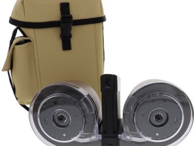 IVER JOHNSON MAGAZINE AR15 – 223 100RD DRUM BLK/TAN POLY