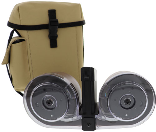 IVER JOHNSON MAGAZINE AR15 – 223 100RD DRUM BLK/TAN POLY