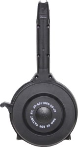 IVER JOHNSON MAGAZINE POLYMER – FITS GLOCK 9MM 50RD DRUM BLK