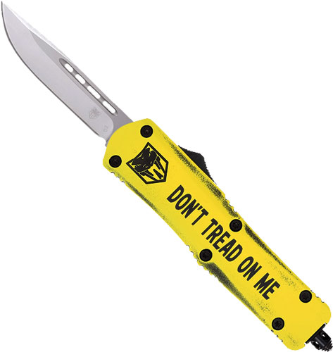 COBRATEC MEDIUM FS3 OTF DON’T – TREAD ON ME 3″ DROP POINT