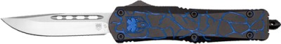 COBRATEC MEDIUM FS-3 OTF – FRACTURED BLACK BLUE 3″ D2