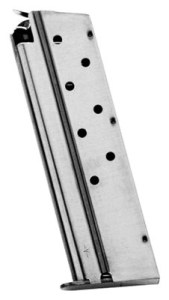 MEC-GAR MAGAZINE 1911 GOVT. – 10MM 8RD NICKEL