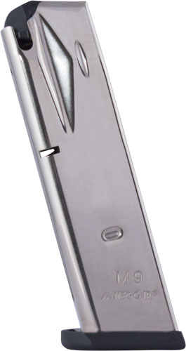 MEC-GAR MAGAZINE BERETTA 92FS – 9MM LUGER 15RD NICKEL
