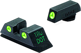 MEPROLIGHT NIGHT SIGHT FIXED – SET GREEN/GREEN FOR MOST GLOCK