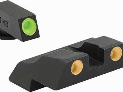 MEPROLIGHT NIGHT SIGHT FIXED – SET GREEN/ORG FOR MOST GLOCKS