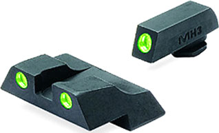 MEPROLIGHT NIGHT SIGHT FIXED – SET GRN/GRN FOR GLOCK 26/27