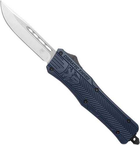 COBRATEC MEDIUM CTK1 OTF – NYPD BLUE 3″ DROP POINT