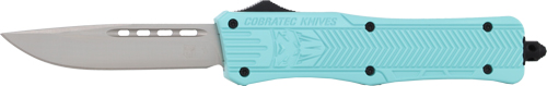 COBRATEC MEDIUM CTK1 OTF – MINT BLUE 3″ DROP POINT