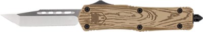 COBRATEC MEDIUM FS3 OTF 3″ D2 – WOOD GRAIN CERAKOTE TANTO