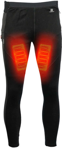 MOBILE WARMING MEN’S MERINO – HEATED PANTS BLACK XX-LARGE