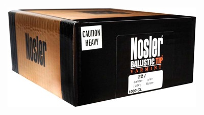 NOSLER BULLETS 22 CAL .224 – 50GR BALLISTIC TIP 1000CT