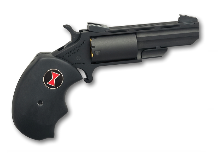 NORTH AMERICAN ARMS 22M/22L CON 2″ BLACK WIDOW BLK