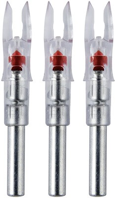 NOCKTURNAL LIGHTED NOCK – S-SERIES RED 3/PACK