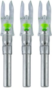 NOCKTURNAL LIGHTED NOCK – S-SERIES GREEN 3/PACK