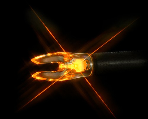 NOCKTURNAL LIGHTED NOCK – UNIVERSAL FIT ORANGE 3/PACK