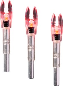 NOCKTURNAL SHIFT LIGHTED NOCK – UNIVERSAL RED 3PK
