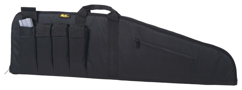 US PEACEKEEPER 35″ MSR CASE BL – 4 MAG POUCHES 600 DENIER BLACK
