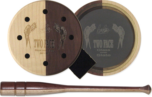 PITTMAN GAME CALLS TWO FACE – GLASS POT TURKEY CALL