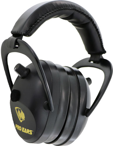 PRO EARS GOLD II 26 EAR MUFF – ELECTRONIC W/PADDED BASE BLK