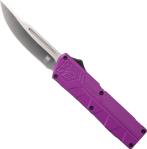 COBRATEC LIGHTWEIGHT OTF – PURPLE 3.25″ DROP POINT