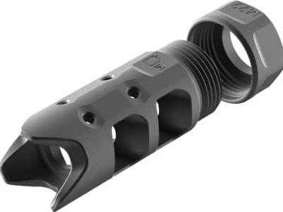 AUDERE QUARTER STROKE MUZZLE – BRAKE 30 CAL 5/8″-24 BLACK