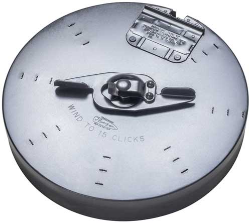 THOMPSON MAGAZINE DRUM 45ACP – 100RD BLUED STEEL