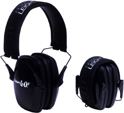 HOWARD LEIGHT LEIGHTNING – FOLDING EAR MUFF BLACK NRR23