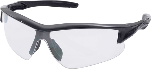 HOWARD LEIGHT ACADIA GLASSES – BLACK FRAME/CLEAR LENS
