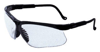 HOWARD LEIGHT GENESIS GLASSES – BLACK FRAME/CLEAR LENS