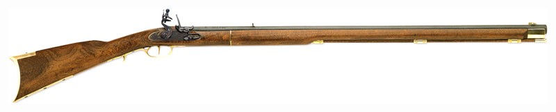 TRADITIONS KENTUCKY RIFLE 50 – CAL FLINTLOCK 33.5″ BLUED/HRWD