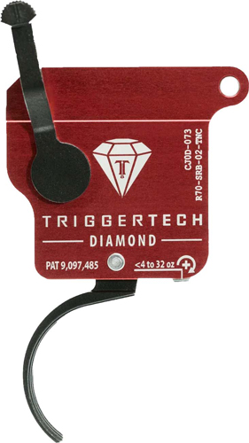 TRIGGERTECH REM 700 SNGLE STG – BLACK DIAMOND CURVED CLEAN