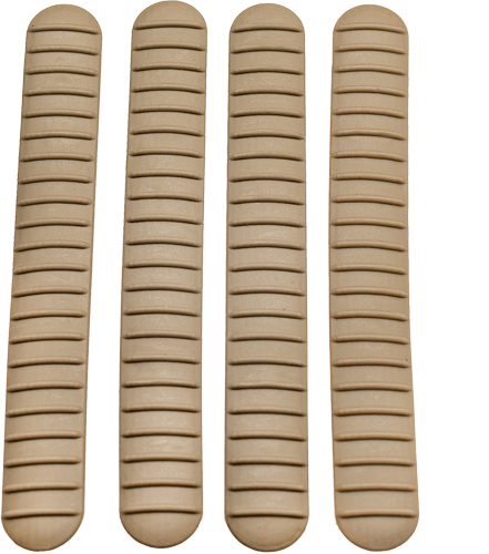 B5 SYSTEMS RAIL COVER M-LOK – FDE 3 SECTION 4-PACK