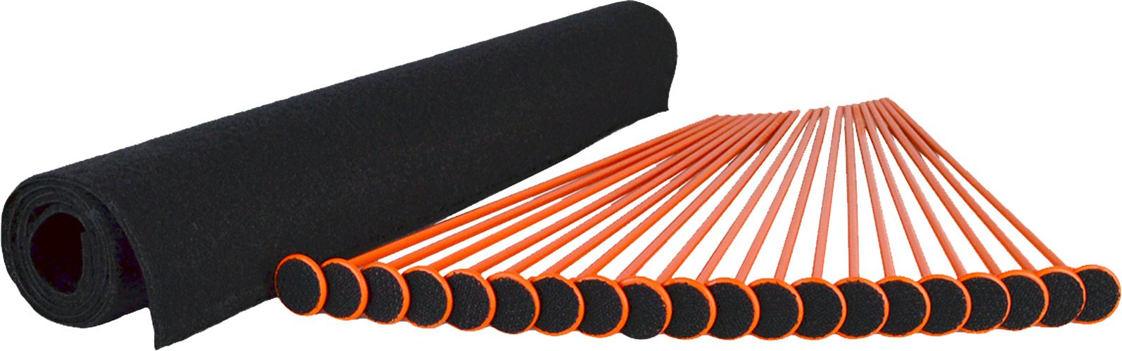 GSS MEDIUM RIFLE ROD KIT 20ORG – RIFLE RODS .22 CAL 19″X30″