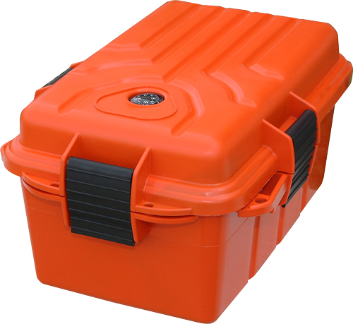 MTM SURVIVOR DRY BOX – LARGE 10″X7″X5″ ORANGE