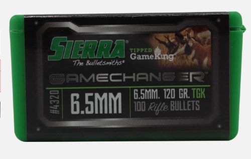 SIERRA BULLETS 6.5MM .264 – 120GR TGK 100CT