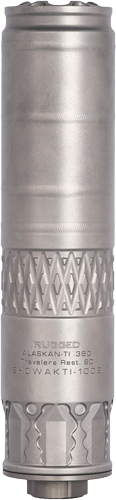 RUGGED SUPPRESSORS ALASKAN 360 – TITANIUM R.U.M BEAD BLASTED
