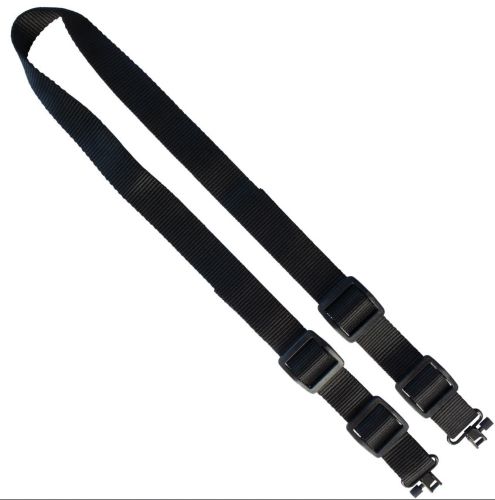 US TACTICAL D6: HUNTING SLING – 2-POINT SLING 1.25″ BLACK