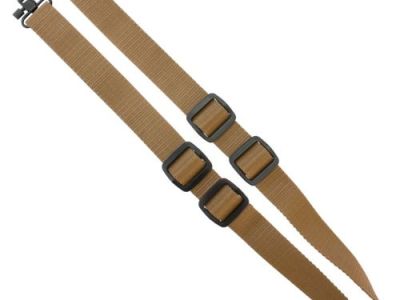 US TACTICAL D6: HUNTING SLING – 2-POINT SLING 1.25″ COYOTE