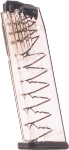 ETS MAGAZINE S&W M&P 9MM 17RD – STANDARD FLUSH CARBON SMOKE