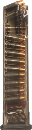 ETS MAGAZINE S&W M&P 9MM 21RD – EXTENDED CARBON SMOKE