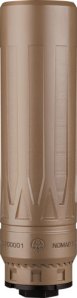 DEAD AIR SILENCERS NOMAD TI XC – 7.62MM DIRECT THREAD FDE