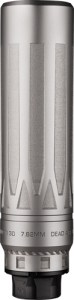DEAD AIR SILENCERS NOMAD TI XC – 7.62MM XENO ADAPTER SILVER